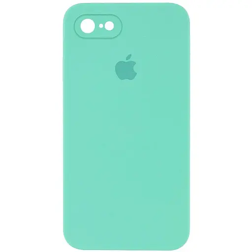 Чехол Epik Silicone Case Square Full Camera Protective AA для Apple iPhone 7/8/SE 2020 4.7 Бирюзовый/Turquoise