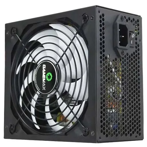 Блок питания 450 Вт, GameMax GP-450, Black, 80+ Bronze, Active PFC, 12 см, 2xMolex/4xSATA/1x6+2-pin/1x4+4-pin/1x20+4-pin, защита OVP/UVP/SIP/OCP/OLP