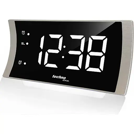 Часы настольные с радио Technoline WT494 Silver (WT494) - фото 2