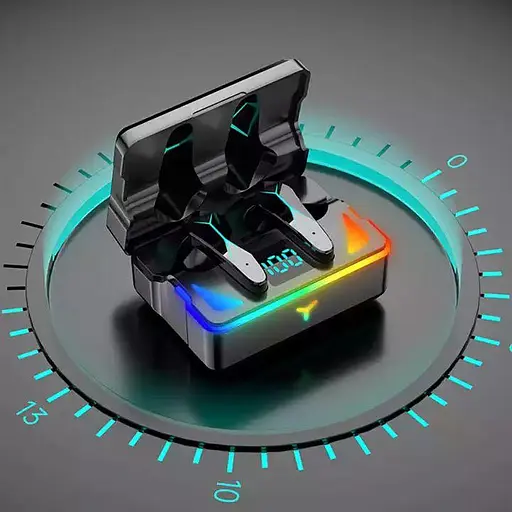 Беспроводные игровые наушники TWS Х7 с микрофоном, зарядным кейсом и LED-подсветкой | Геймерские наушники - фото 5