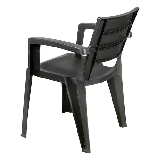 Стул садовый пластиковый Bica Emma графит - фото 4