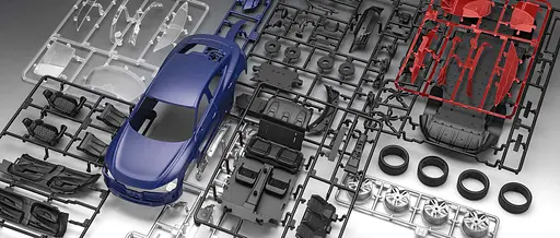 Сборная модель-копия Revell Автомобиль Audi RS e-tron GT 1:24 (RVL-07698) - фото 7