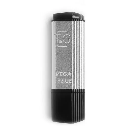 Флеш накопитель USB 32Gb T&G Vega TG121 серебристый USB 2.0 (TG121-32GBSL) - фото 1
