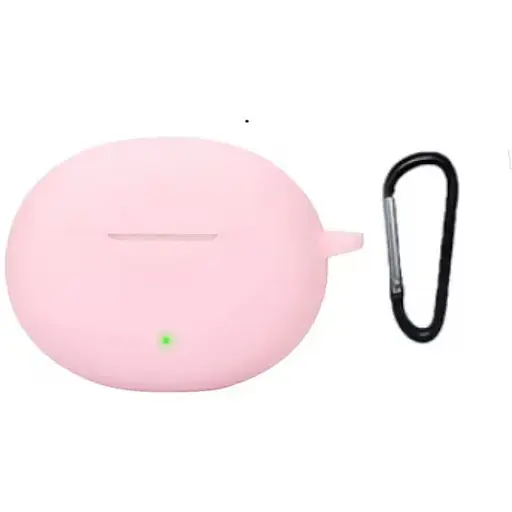 Чохол-накладка DK для Oppo Enco Air 4 | Silicone Candy Friendly з карабіном (017987) (pink)