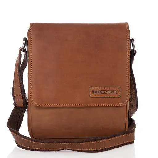 Чоловіча шкіряна сумка месенджер Hill Burry 26х23х7 см sum0022258 - фото 4
