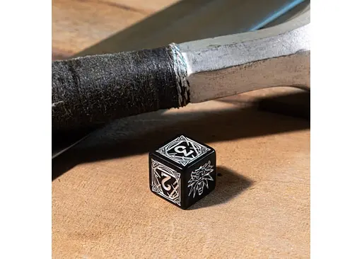 Набір кубиків The Witcher Dice Set. Geralt - The Silver Sword , 7 шт. (SWGE04) - фото 6