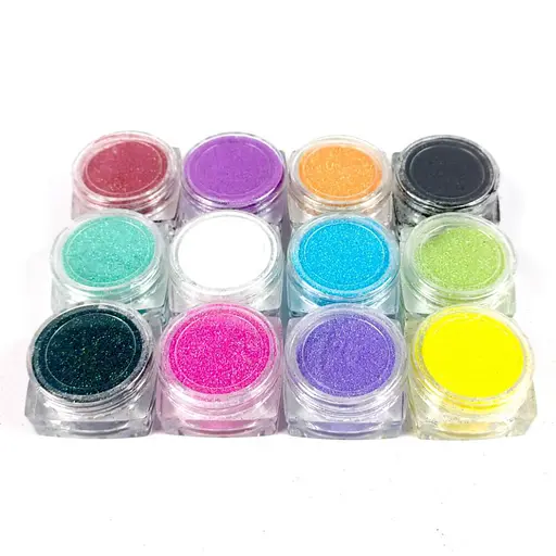 Набір гліттеру для біо-тату №3 райдужний ірис gliset-3