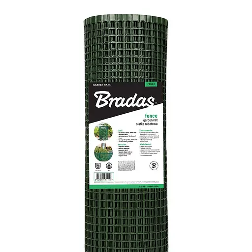 Сетка ограждающая Bradas RABAT садовая 210 г/м² 1.2х50 м 17х17 мм AS-RB171712050GR  - фото 2