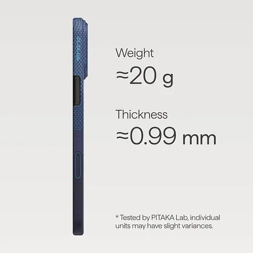 Чехол Pitaka Ultra-Slim для Apple iPhone 17 Pro Max Over the Horizon KI1704OPM (153515) - фото 5