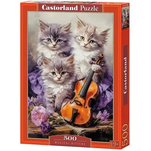 Пазл Castorland puzzle Музыкальные котята, 500 эл. (B-53988) - фото 1