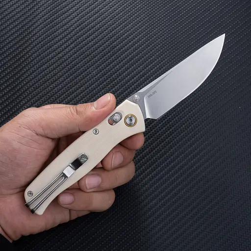 Ніж складаний SRM Medal 255L-GT2, білий - фото 8