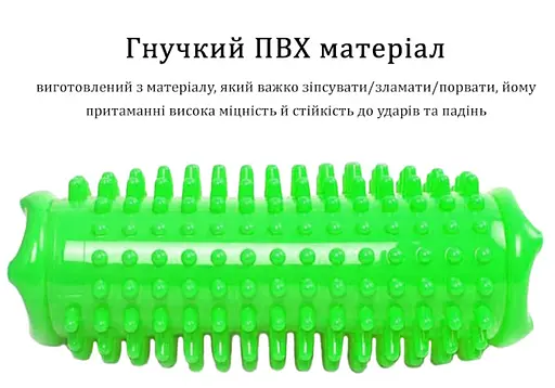 Ортопедический массажный коврик для стоп EasyFit Acupoint с шипами зеленый (EF-2752) - фото 3