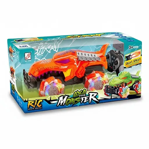 Машина-перевертыш на радиоуправлении ZJ 238-60 A с парогенератором, браслетом, роликовыми колесами, синяя, аккумулятор 3.7 V, 1:16 - фото 2