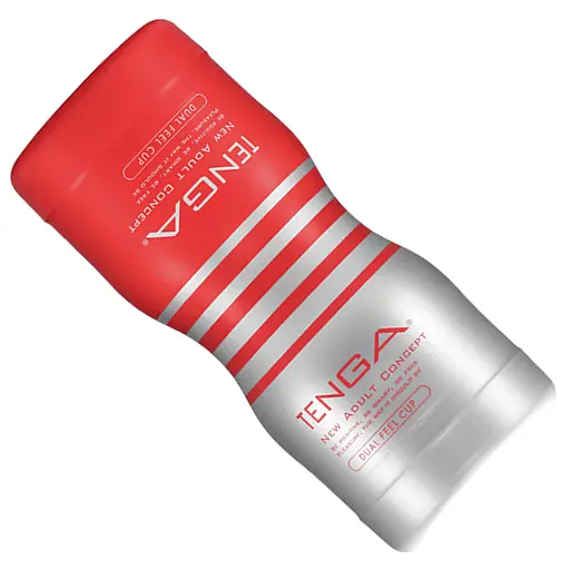 Мастурбатор двосторонній Tenga Dual Feel Cup білий - фото 2