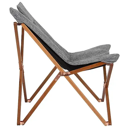 Стул раскладной Bo-Camp Bloomsbury M Grey (1200369) - фото 4