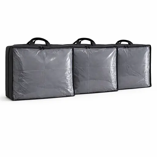 Набір сумок-органайзерів для речей ORGANIZE S 3 шт (сірий) - фото 3