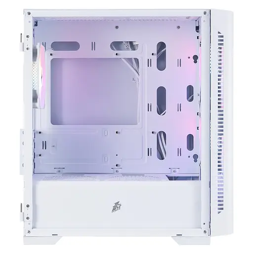 Корпус 1stPlayer D4-M-WH-2F1P-W-1F1-W White - фото 6