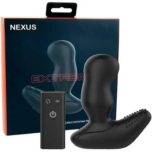 Масажер простати Nexus Revo Extreme з обертовою головкою і пультом ДК максимальний діаметр 5.4 см - фото 3