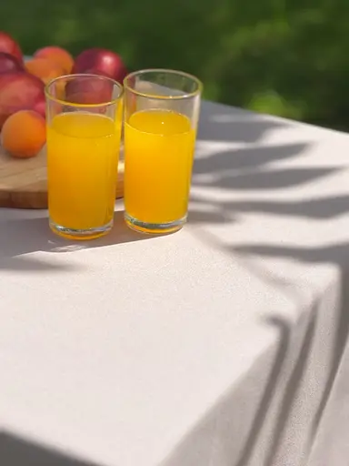 Водовідштовхувальна скатертина Капучино однотон 120х100 см (+ 2 серветки 30х40) - фото 9