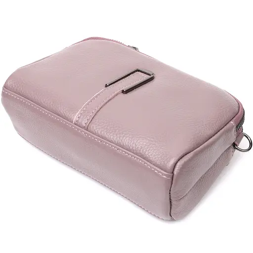 Сумка женская Vintage на два отделения из натуральной кожи 19х12.5х6.5 см sum0029051 - фото 5