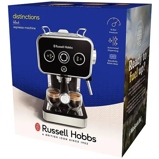 Кофеварка рожковая Russell Hobbs 26450-56 Distinctions черная - фото 10