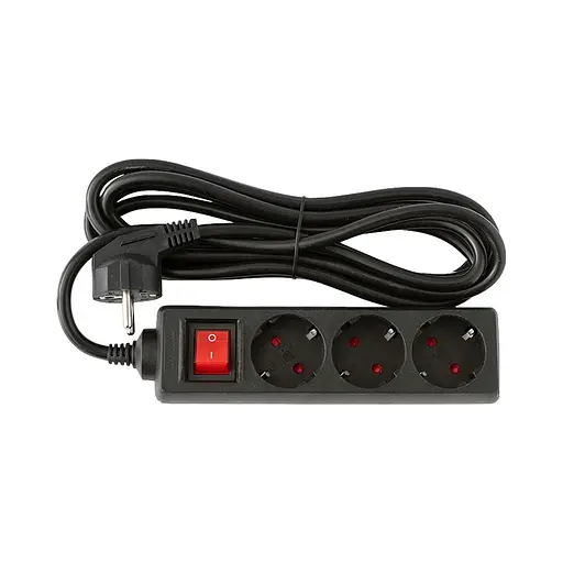 Мережевий фільтр Logan SFB3-5 Black - фото 4