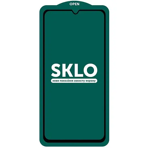 Захисне скло SKLO 5D (тех.пак) для Samsung Galaxy S24 / S25 Чорний