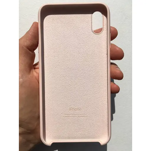 Оригінальний силіконовий чохол Apple Silicone Case для iPhone XS Max (6.5") Pink Sand MTFD2LL/A - фото 9