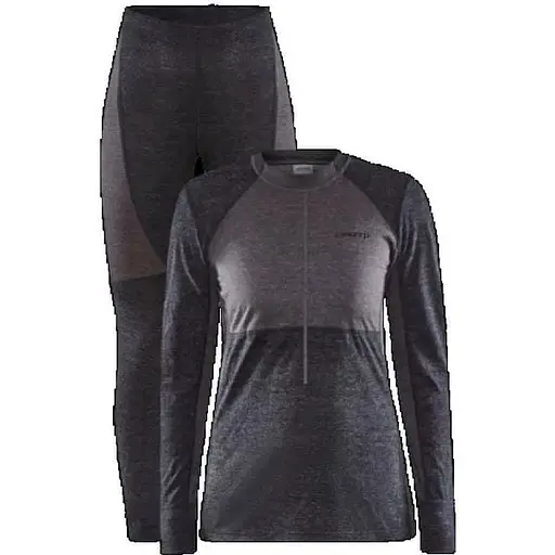 Комплект термобілизни Craft Core Wool Mix Set W Dark Grey S (1068-1912477 S 999985)