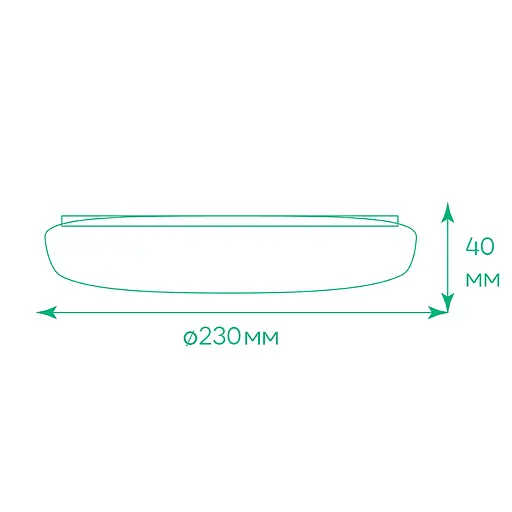 Світлодіодний накладний світильник Ardero AL801ARD 36Вт 5000K білий - фото 3