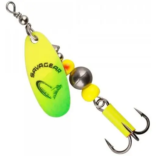 Блешня Savage Gear Caviar Spinner #4 18.0g Зелено-жовтий (1013-1854.05.66)