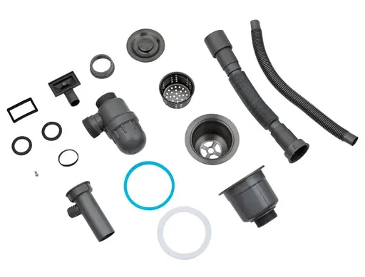 Кухонная мойка Kroner KRP Schwarze - 6350HM PVD (3.0/1.0 мм) (CV031453) - фото 8