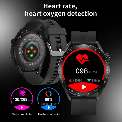 Смарт-часы Skmei S238 силиконовый ремешок Black Black (16701) - фото 4