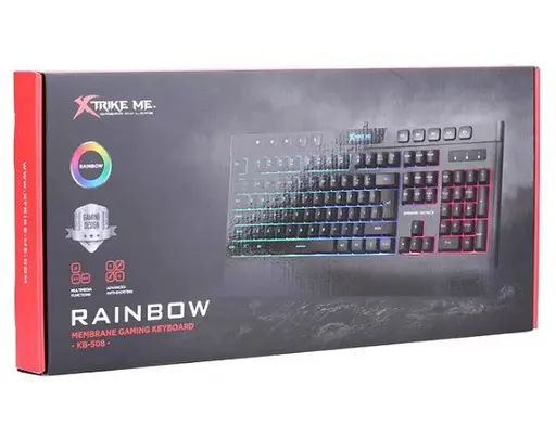 Клавиатура ведущая игровая Xtrike ME KB-508 RGB EN с подсветкой - фото 5