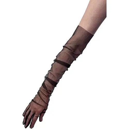 Перчатки фатиновые длинные - фото 2