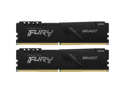 Оперативная память Kingston Fury 32GB (2x16GB) DDR4 3200MHz Beast Black (KF432C16BB1K2/32WP) - фото 2