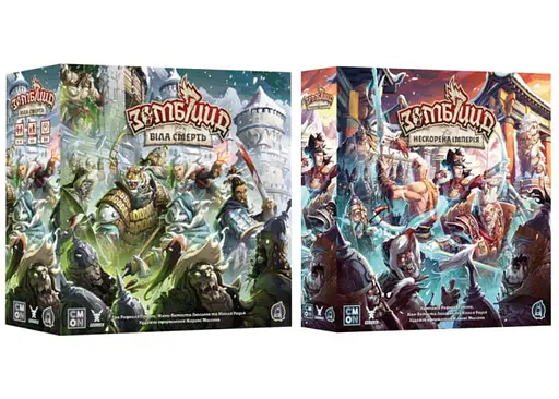 Настольная игра Geekach Games Зомбицид. Белая смерть с дополнением Непокоренная Империя (укр.) (GKCH234wd+1)