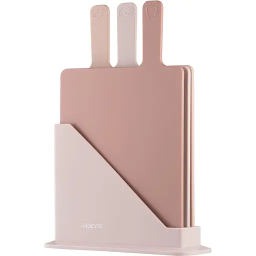 Набір дошок кухонних на підставці Ardesto Fresh 24.1х33х7.9 см 3 шт. (AR1403BB)