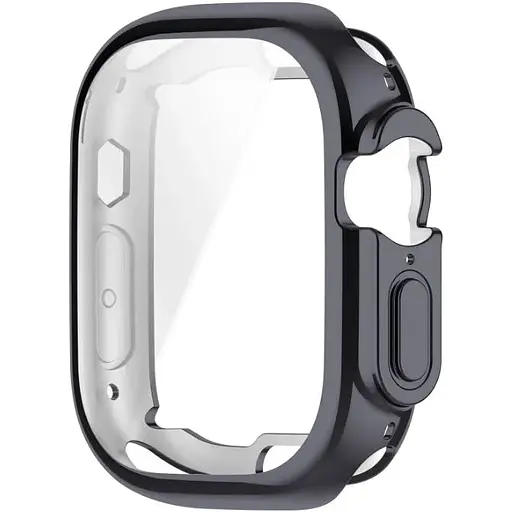 Чехол-накладка DK для Apple Watch Ultra 49mm (Series 1 / 2) Silicone Face Case (gun metal) - фото 2