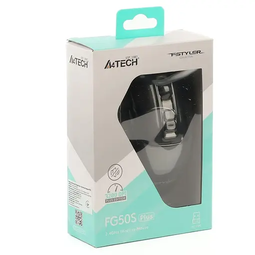 Миша A4Tech Fstyler FG50S Plus (Black) Silent (FG50S Plus (Black)) - фото 10