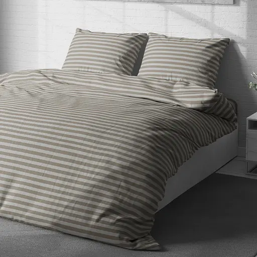 Комплект постільної білизни LeLit Євро 200х215 см бязь B-1248/1 мокко (le2000000341149) - фото 5