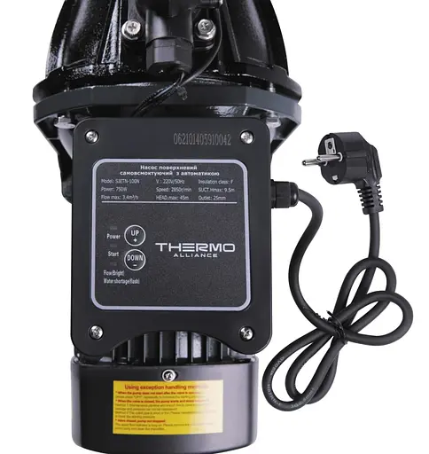 Насос самовсмоктувальний відцентровий Thermo Alliance SJET-100N з автоматикою - фото 3