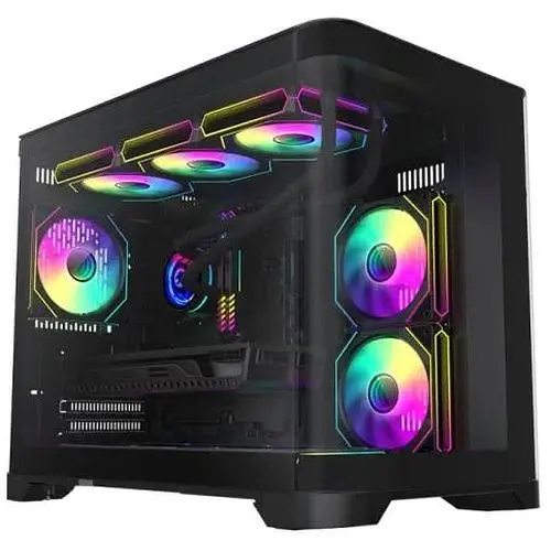 Корпус GameMax HYPE-M, чорний, без БЖ, Micro Tower, Micro ATX / Mini-ITX, 1xUSB 3.0 / 2xUSB 2.0, макс. CPU - 157 мм / VGA - 400 - фото 1