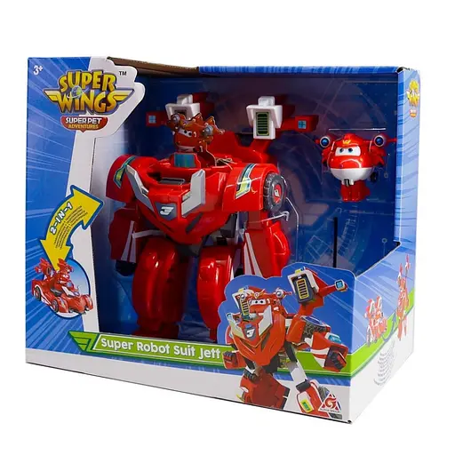 Ігровий набір Super Wings Super Robot Suit Jett EU770351  - фото 3