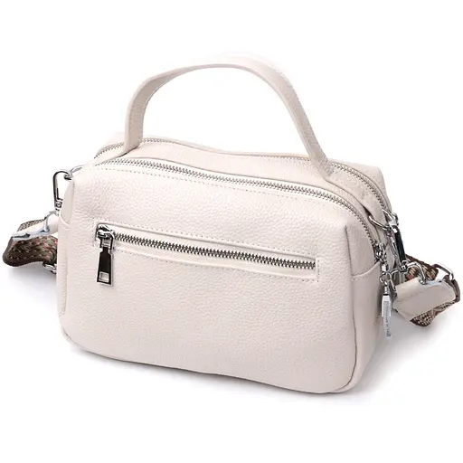 Женская прямоугольная сумка Vintage на два отделения из натуральной кожи 22х13х11 см sum0028994 - фото 2