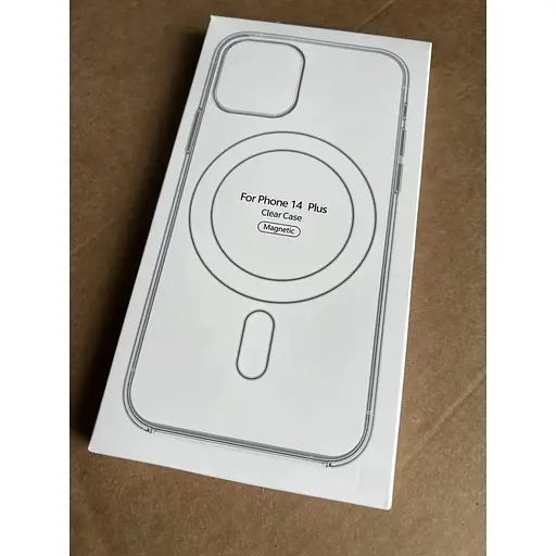 Чехол-накладка Magnetic Case для iPhone 14 Plus Clear прозрачный - фото 4