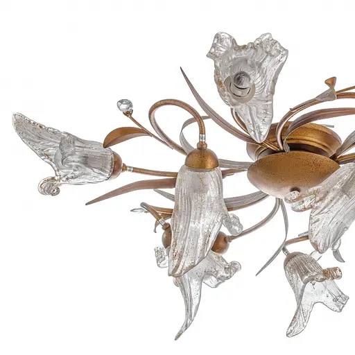 Люстра потолочная Brille флористика E14 40W BR (BKL-159S/10) - фото 3