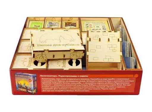 Органайзер Tower Rex Колонізатори The Settlers of Catan + Вежа для кубиків (CO-01) - фото 8