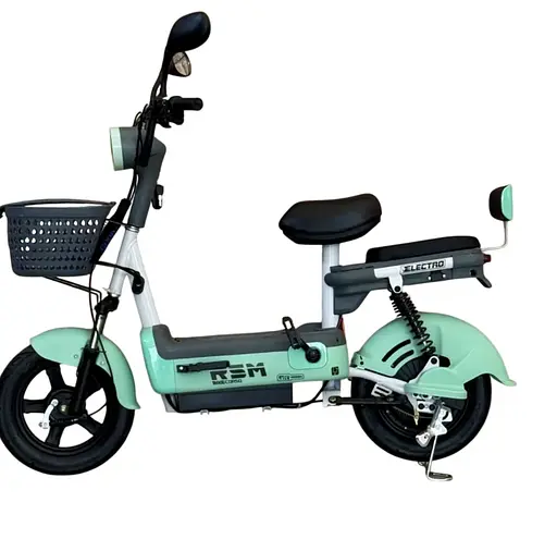 Електроскутер Двомісний Corso RSM-60093 (500W; 48V/20Ah) Бірюзовий - фото 2