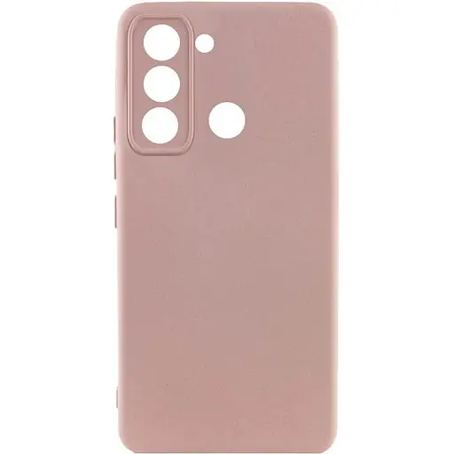 Чехол Lakshmi Silicone Cover Full Camera (A) для Tecno Pop 5 LTE Розовый / Pink Sand